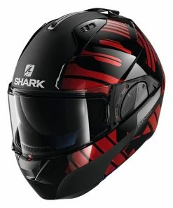 Helmets Shark Evo-One 2 Lithion Dual Black-Chrome-Red