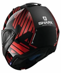 Helmets Shark Evo-One 2 Lithion Dual Black-Chrome-Red