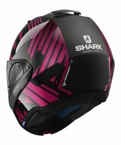 Shark Evo-One 2 Lithion Dual Black-Chrome-Purple Helmets