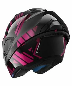 Shark Evo-One 2 Lithion Dual Black-Chrome-Purple Helmets