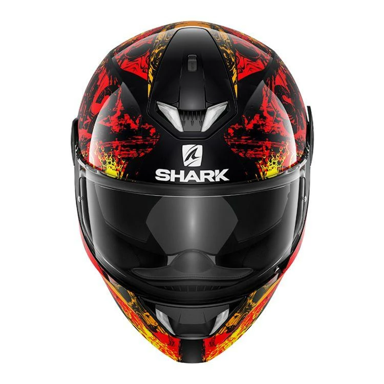 Shark Skawl 2 Nuk’hem Black-Red-Orange Helmets