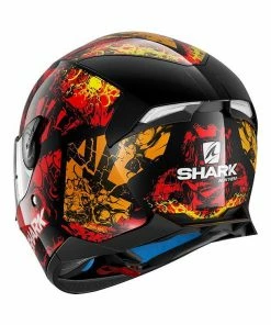 Shark Skawl 2 Nuk’hem Black-Red-Orange Helmets