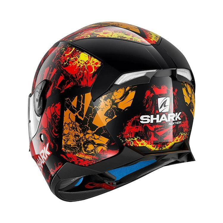 Shark Skawl 2 Nuk’hem Black-Red-Orange Helmets