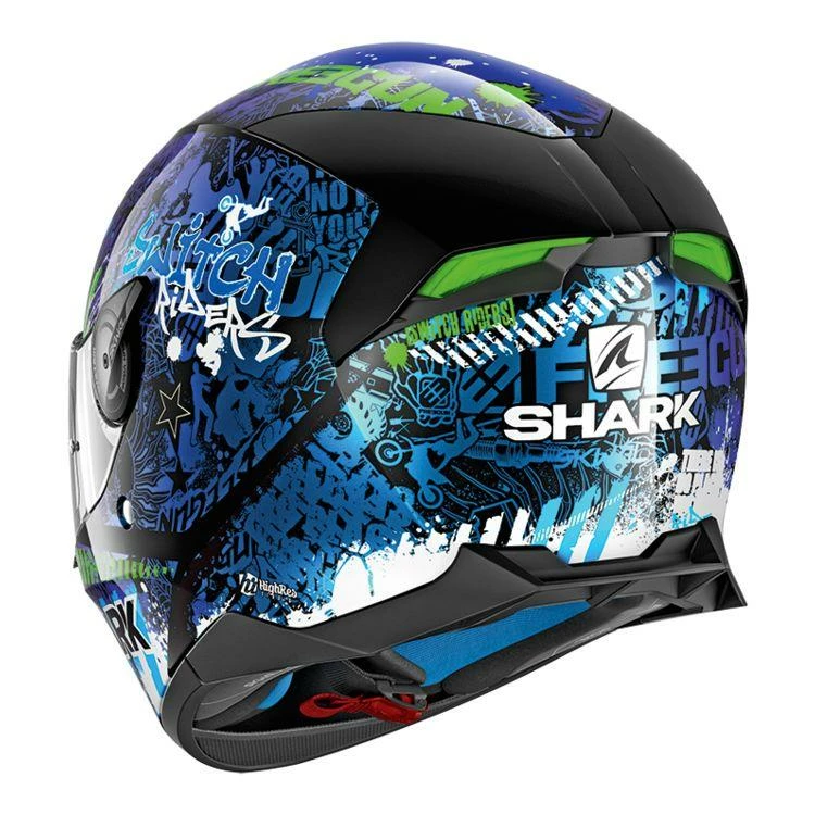 Shark Skawl 2 Switch Riders Black-Blue-Green