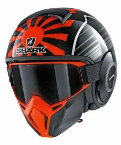 Shark Street-Drak Malaysian Zarco Black-Orange Helmets