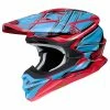 Helmets Shoei VFX-EVO Offroad Glaive TC-1 Blue/Red/Black Helmet