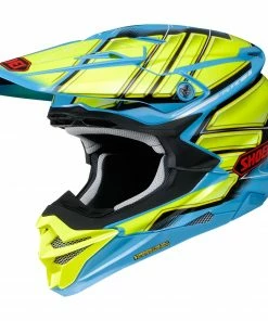 Shoei VFX-EVO Offroad Glaive TC-2 Blue/Yellow/Red Helmet Helmets