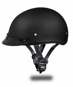 Daytona Helmets Helmets Daytona Skull Cap W-Visor Half Shell Helmet